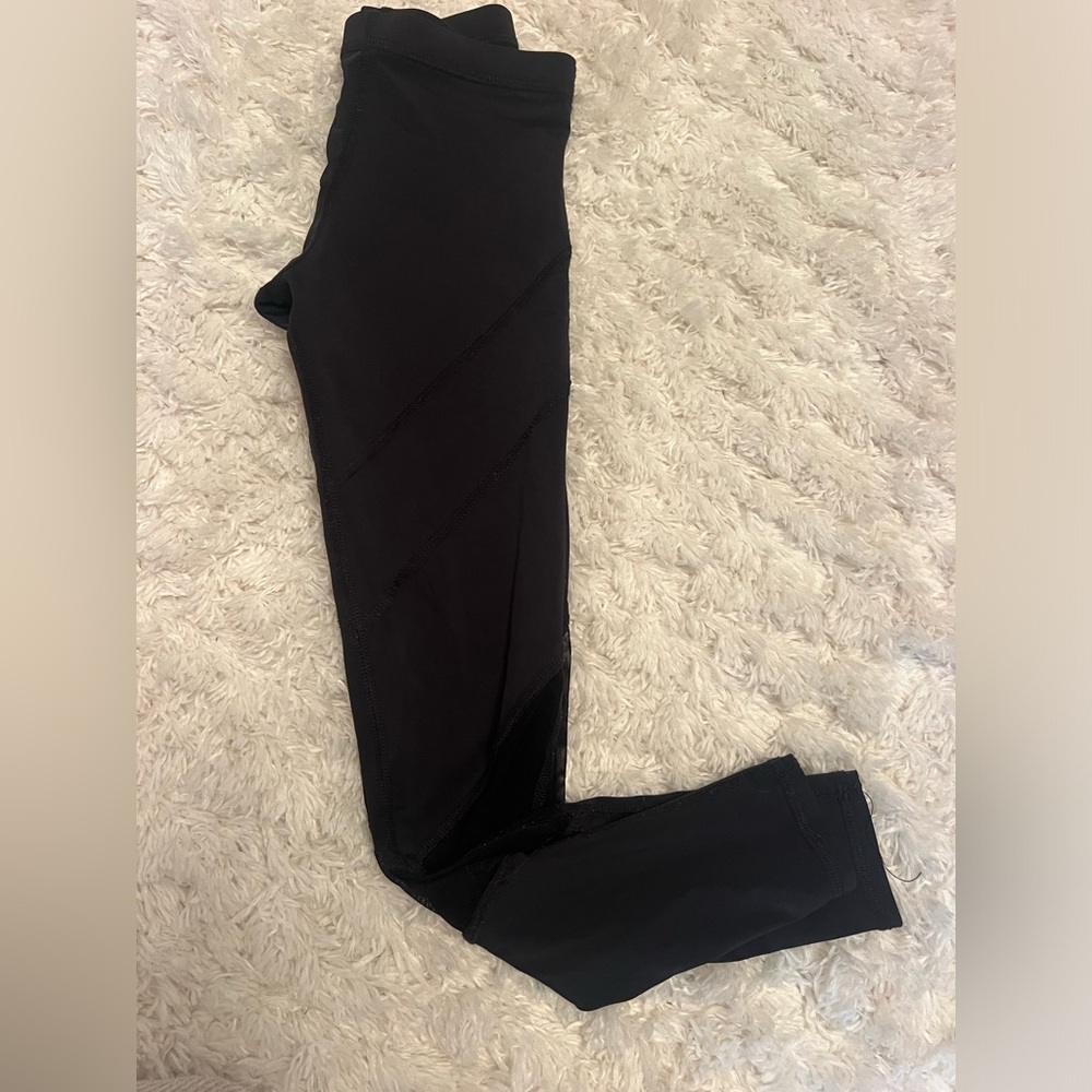 Zara Terez black legging with mesh stripe
